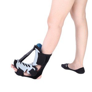 Ortesis para pie caído, soporte de tobillo, talla única para adultos, estirador de fascia plantar, soporte de rehabilitación, gris - Product Image 4