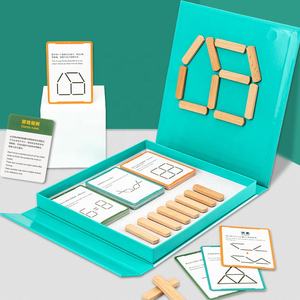 Palo <span class=keywords><strong>de</strong></span> Madera a Juego Montessori para Niños, Juguete Educativo <span class=keywords><strong>de</strong></span> Aprendizaje Temprano, Juego <span class=keywords><strong>de</strong></span> Pensamiento Lógico DIY, Palo <span class=keywords><strong>de</strong></span> Helado <span class=keywords><strong>de</strong></span> Madera, Rompecabezas - Product Image 2