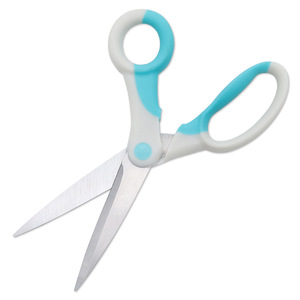 <b>Kitchen</b> <b>Scissors</b> Stainless Steel Straight Head Blue And White Home Use - Product Image 2