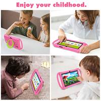 Tablette Android 7 pouces A333, processeur Penta Core, écran IPS 1024*600, 8 Go de RAM + 32 Go de ROM, tablette portable fine pour l'étude, les jeux et l'usage quotidien