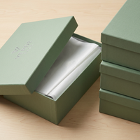 Individuell Bedruckte Leere Schuhverpackungsbox |   Umweltfreundliche Karton-Sneaker-Box für den Versand |   Hellgrüner Schuhversandkarton, Mindestbestellmenge 500