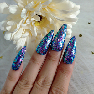 Commercio all'ingrosso di alta qualità sicura Non tossica per unghie acriliche in polvere verde rosa oro specchi per immersione vitaminica in polvere Nail Collection - Product Image 5