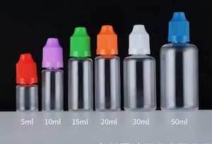5 10 15 30 60 100 120 ml flacon compte-gouttes en plastique <span class=keywords><strong>lubrifiant</strong></span> Sauce à l'huile essentielle bouteilles de remplissage d'huile fumante avec embouts - Product Image 2