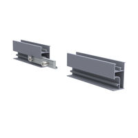 Connecteur de raccordement pour rail solaire en aluminium