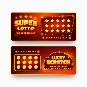 Nouveau design Vente d'usine Carte de loterie à gratter Plusieurs chances de <span class=keywords><strong>gagner</strong></span> un billet de loterie <span class=keywords><strong>gagnant</strong></span> instantané - Product Image 6