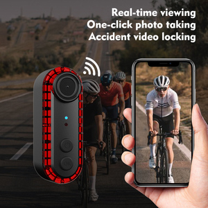 Telecamera Posteriore <span class=keywords><strong>per</strong></span> <span class=keywords><strong>Bicicletta</strong></span> con Luce di Sicurezza, Registratore HD 1080P con Lampada Posteriore, Registrazione Continua 6 Ore <span class=keywords><strong>per</strong></span> Ciclismo - Product Image 3