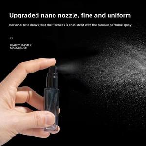 Bouteille d'échantillon de parfum carré <span class=keywords><strong>noir</strong></span> de 5ml 10ml avec couvercle de pulvérisateur à pompe bouteille de parfum carrée noire vide bouteille de parfum créative mignonne - Product Image 5