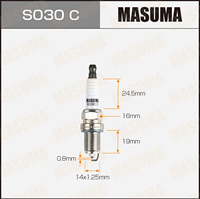 S030C MASUMA Bougie d'allumage universelle pour TOYOTA COROLLA 1.6L 4AFE EFI 90919-01154 V9110-3129 90919-01153