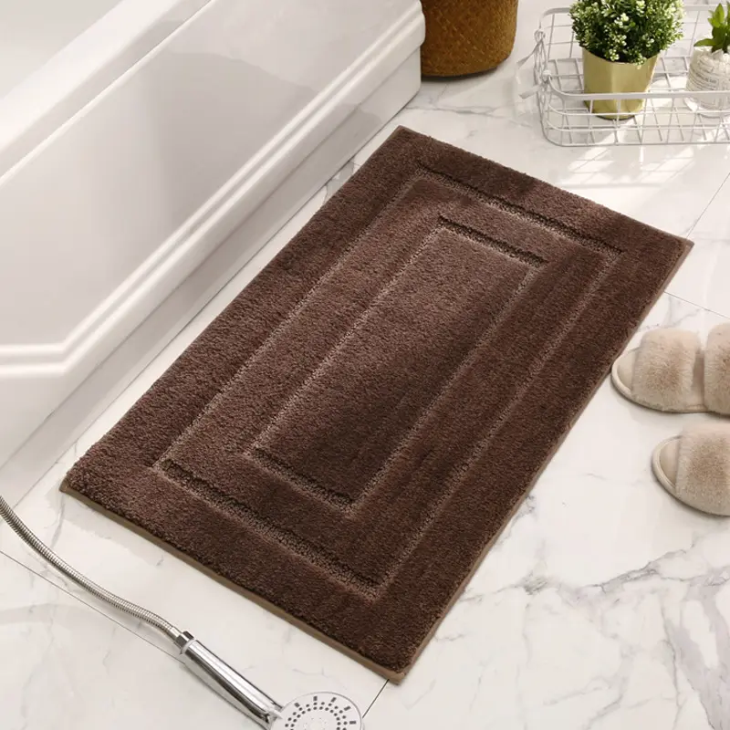 Tappeti da bagno assorbenti in poliestere antiscivolo tappetino da bagno moderno dal Design personalizzato tappeti da bagno tappetino da bagno tappetino da bagno per vasca da bagno