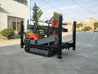 Forage diesel hydraulique DTH Machine de forage de puits d'eau de 150 mètres à vendre à Dubaï
