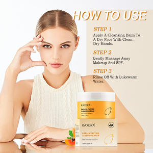 Baume nettoyant <span class=keywords><strong>démaquillant</strong></span> hydratant à l'enzyme de papaye pour le visage, soin naturel de la peau, marque privée, 100 ml - Product Image 6