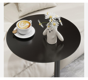 Small Round <strong>Coffee</strong> <strong>Tables</strong> in White Black <strong>Yellow</strong> Gold Red Orange Blue Green for Tea Shops Dessert Cafes High Leg <strong>Coffee</strong> Dining - Product Image 4