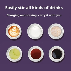 Chauffe-lait sans fil OEM, tasse chauffante et mélangeuse pour café/céréales, <span class=keywords><strong>bouteille</strong></span> 3000mAh - Product Image 6
