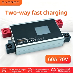 Chargeur rapide haute puissance pour voiture 12V/24V/48V pour utilisation en extérieur en camping-car, <span class=keywords><strong>batterie</strong></span> au lithium <span class=keywords><strong>rechargeable</strong></span>, peut partager l'alimentation - Product Image 3