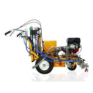 Machine de marquage routier automatique GUANGAN à poussée manuelle, peinture à froid, moteur essence 9HP, construction en aluminium – Meilleures ventes - Product Image 5