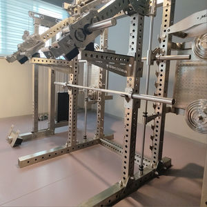 ステンレス製商用ジムオールインワン多機能ケーブルクロスフィットネストレーナー機械ウェイトスタック移動可能アームステーション - Product Image 3