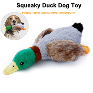 Jouet pour chien en peluche NIBAO 28 cm, <span class=keywords><strong>canard</strong></span> qui couine, jouet réaliste en forme de <span class=keywords><strong>canard</strong></span> <span class=keywords><strong>sauvage</strong></span> pour un jeu interactif - Product Image 2
