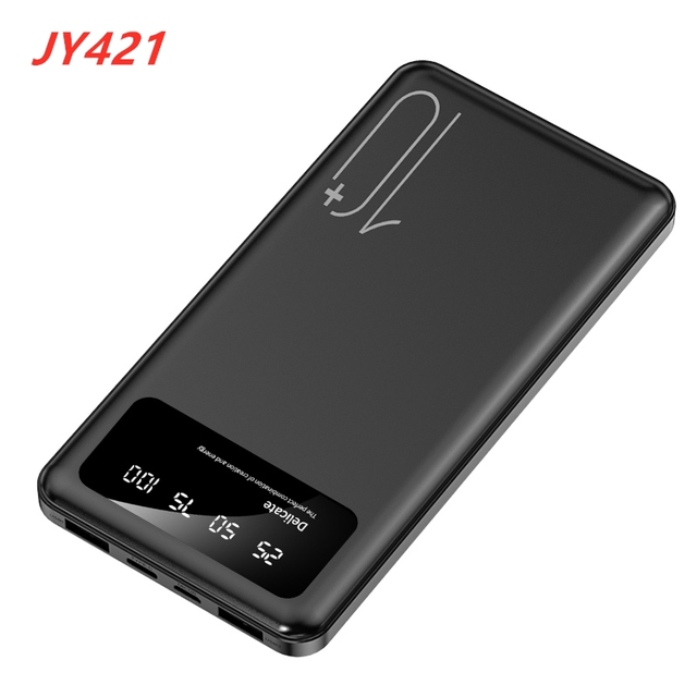 Portable 10000mah Powerbanks 2A Fast Charger Power Bank 10000mah 100% Real Capacity Portable Power Bank
