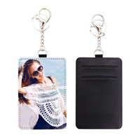 Porte-cartes et porte-badges en cuir PU sublimé Awesomesub, couleurs mélangées, pour femmes et hommes, vente en gros
