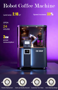 Máquina Expendedora <span class=keywords><strong>de</strong></span> Café Automatizada con <span class=keywords><strong>Brazo</strong></span> Robótico, Pantalla Táctil Personalizable, Máquina <span class=keywords><strong>de</strong></span> Espresso Multisabor - Product Image 2