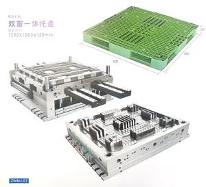 Haichen 2500ton automatic plastic pallet/tray equipment injection molding machine