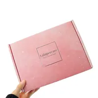 Custom Pink Shipping Mailer Boxes, Kraft Clothing, Cosmetic