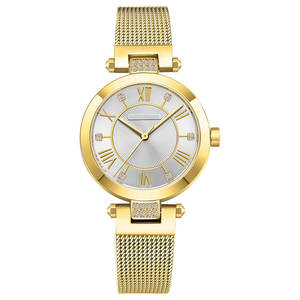 Personnalisé gravé avec le logo texte sur le cadran visage montre femmes poignet en acier inoxydable maille bande personnalisé poignet ou prêt à expédier - Product Image 1