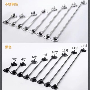 Loquet à œillet en acier inoxydable de 3 pouces pour fenêtre et porte, style moderne et épuré - Product Image 5