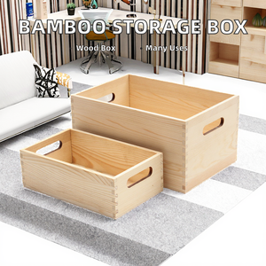 Boîte à bonbons multifonctionnelle en bois brillant de style européen, organisateur de bureau, capacité 1-3L, facile à nettoyer, pour maquillage et salle de bain - Product Image 2