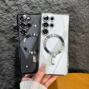 <span class=keywords><strong>Funda</strong></span> de teléfono móvil transparente al por mayor para Samsung <span class=keywords><strong>S21</strong></span> 22 23 24 25 <span class=keywords><strong>Ultra</strong></span> Plus <span class=keywords><strong>funda</strong></span> de teléfono magnética chapada para Samsung Fundas - Product Image 3