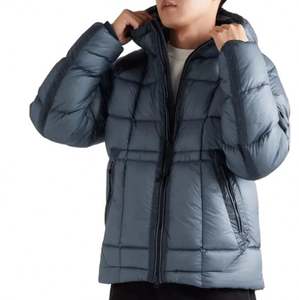 Veste d'hiver légère en duvet fabriquée en usine, logo personnalisé, veste de haute qualité, veste matelassée luxueuse - Product Image 2