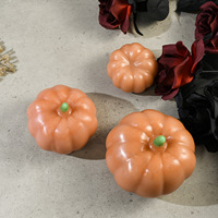 Moule à bougie en silicone 3D en forme de citrouille, pour bougies parfumées DIY d'Halloween, pour la fabrication de bougies en cire de soja, cire d'abeille, résine époxy, décoration artisanale pour la maison