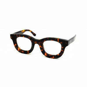 Marco cuadrado grueso para <span class=keywords><strong>gafas</strong></span>, diseño de personalidad, marco de luz plano para hombres y mujeres, novedad de 8,0 - Product Image 4