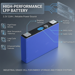 Grade A EV E LF32 3.2V LiFePO4 Batterij 32Ah Prismatische Lithium-Ion Batterijen 2C Snelladen LFP Batterijcel - Product Image 5