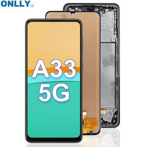 Wholesale Combo Screen Display Oled With Frame for Samsung Galaxy A33 <b>Mobile</b> <b>Phone</b> <b>Lcds</b> - Product Image 1
