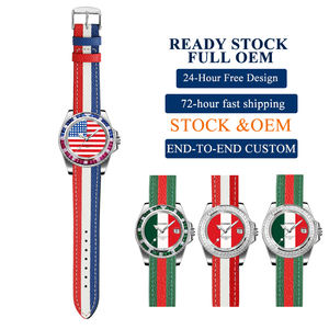Reloj de Pulsera de Moda para Fanáticos del Fútbol Trend 2026 NH35, Reloj de Diseño Personalizado con Etiqueta Privada, Estilo de Equipo <span class=keywords><strong>Nacional</strong></span> - Product Image 1