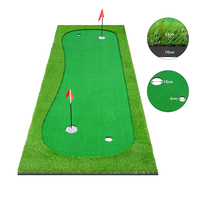Mini-Golfplatz-Kollektion Outdoor-Golf-Putting-Matte Künstlicher Grüner Rasenteppich Putting-Green für Übungen zu Hause