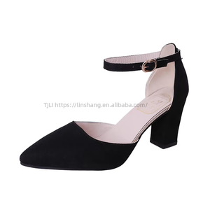 Wholesale Best Price Newly Style High Heels Elegant Asymmetric Dress Shoes China Sale Women's Heel <b>Sandals</b> - Product Image 6