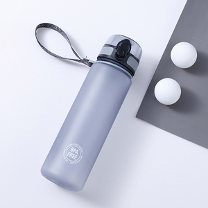 Wholesale Online Hot Sale Custom Logo Sport Water Bottle Eco-friendly New Design <b>Plastic</b> Frosted Tea <b>Cups</b> & Saucers for Home - Product Image 6