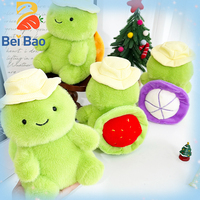 Peluche Tortue Anime Unisexe de 8 Pouces, Design à la Mode, ODM, avec Remplissage en Coton PP, Jouet pour Machine à Attraper