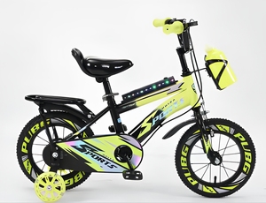 Bicicleta Infantil en Oferta, <span class=keywords><strong>de</strong></span> 12 a 20 Pulgadas, con Luz y Música, Soporte para Botella <span class=keywords><strong>de</strong></span> Agua, Portaequipajes Trasero, <span class=keywords><strong>Pegatinas</strong></span> Láser - Product Image 2