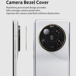 Protector de pantalla de lente de aleación de aluminio para cámara Xiaomi 13 Ultra Matel Protector de pantalla de cubierta completa de vidrio templado - Product Image 3