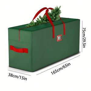 Sac de rangement OEM réutilisable, sac pour sapin de Noël de 9 pieds, sac de rangement anti-poussière robuste pour les fêtes - Product Image 1