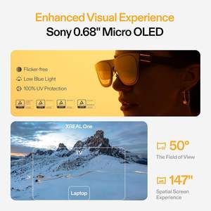 XREAL One Smart AR glasses Native 3DoF hover Chip de computación espacial autodesarrollado 50 ° FOV 128G traje espacial no <span class=keywords><strong>VR</strong></span> glasses - Product Image 3