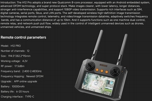 Sky droid H12Pro RC Xiaolong 625 Prozessor Android Embedded System Ultra hoch auflösende Langstrecken-Anti-Jamming-ZLD-<span class=keywords><strong>Software</strong></span> - Product Image 6