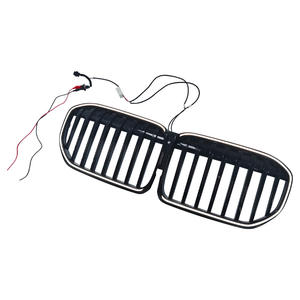 Pour <span class=keywords><strong>BMW</strong></span> Série 7 G11 G12 730i 740i 750i 740e <span class=keywords><strong>730d</strong></span> 2019-2024 Pare-chocs avant Calandre Capot Racing LED Grills - Product Image 4