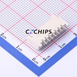 HC-HY-7AWT Wire-to-Board Pin Header SMD,P=2mm,Horizontal Mount Connector 1x7P 2mm Horizontal Mount HY - Product Image 2