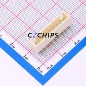 ZX-HA2.54-9PWZ-GW Wire-to-Board Pin Header Bent Lead Through Hole,P=2.5mm Connector 1x9P 2.5mm Right Angle Insert 9P - Product Image 1