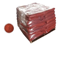 Oxyde de fer pigment rouge bâtiment antique coloration poudre noire peinture au sol poudre d'encre pour ciment béton peinture de chaussée