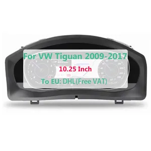 Quadro strumenti digitali virtuali CockPit Display LCD cruscotto Speed metro controllo volante per VW Tiguan 2009-2017
